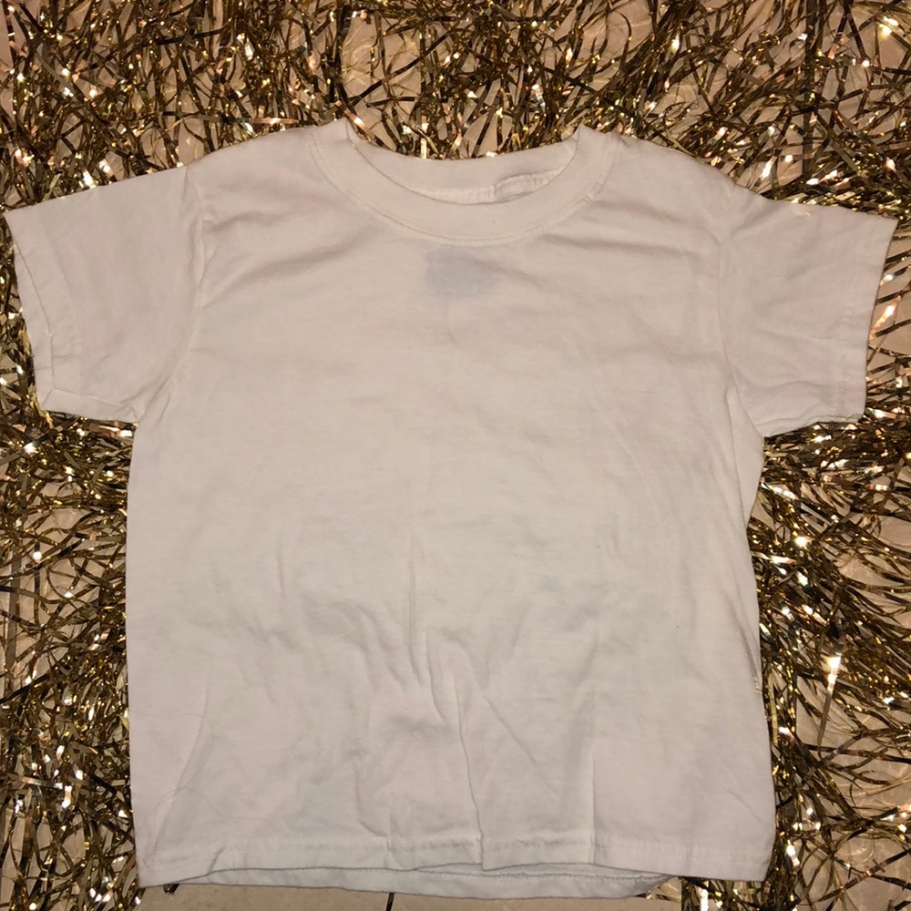 Hanes Boys White T-Shirt